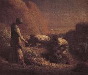 Jean Francois Millet Pick up wheat oil on canvas